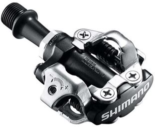 Cykelpedaler Shimano PD-M540 silver inkl. pedalklossar