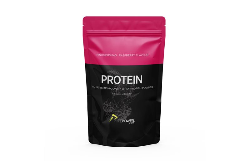 Purepower Proteinpulver Hindbær 400g