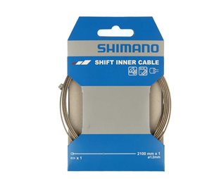 Växelvajer Shimano Racer/mtb rostfri 1st, 1,2x2100 mm