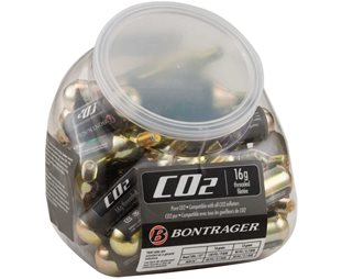 Bontrager Co2-Pumpe Kullsyrepatron Co2-Patron Gjenget 1St