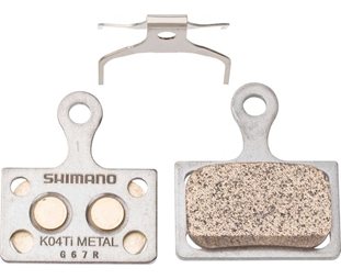 Bremseklodser Shimano K04Ti metallic 1 par