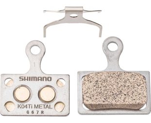 Shimano Bremseklosser K04Ti Metallic 1 Par