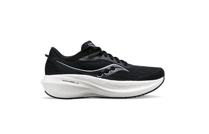 Saucony Löparskor Triumph 21 Wide Black/White Herr