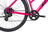 Naisten hybridipyörä Active Max 117 Metallinpinkki