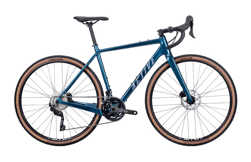 Gravel pyörä Active Wanted C2 Carbon Metallinsininen