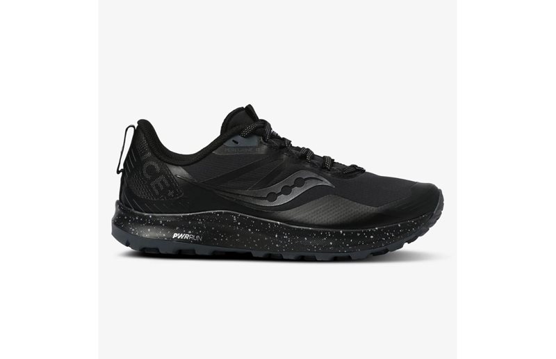 Saucony Juoksukengät Peregrine Ice+ 3 Black/Shadow