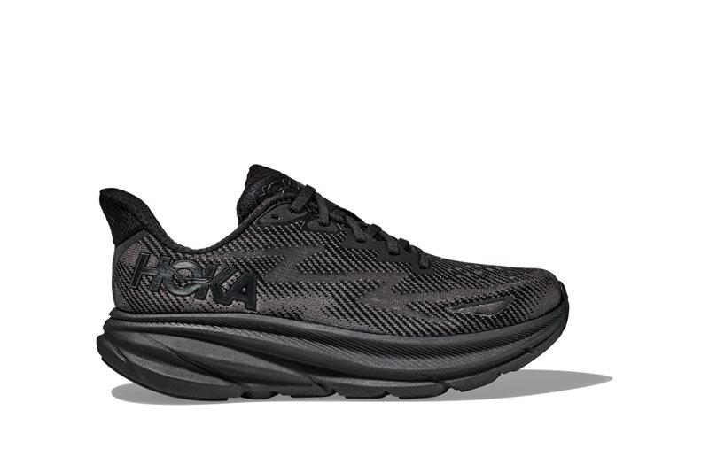 Hoka Löparskor Clifton 9 Black/Black