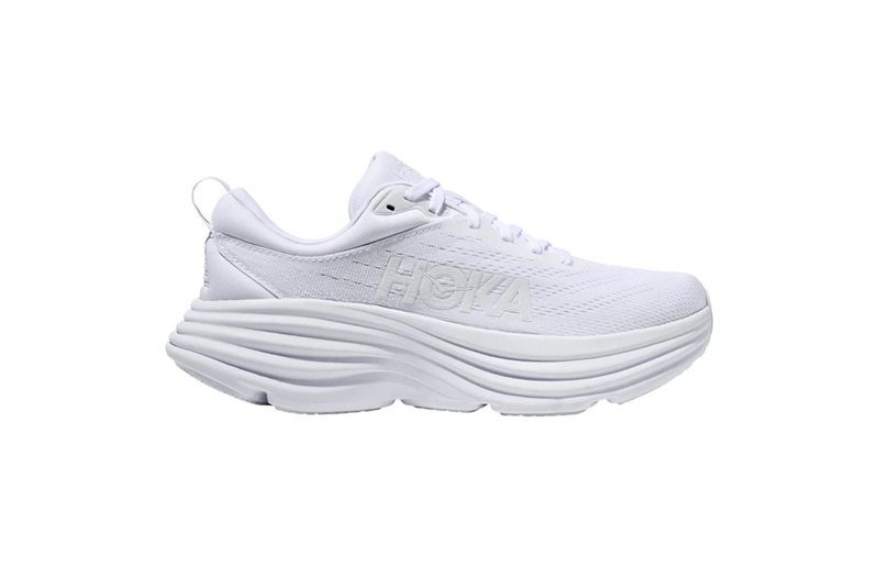 Hoka Bondi 8 White/White