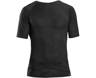 GripGrab Merino Blend Thermal Lyhythihainen aluskerrasto Black