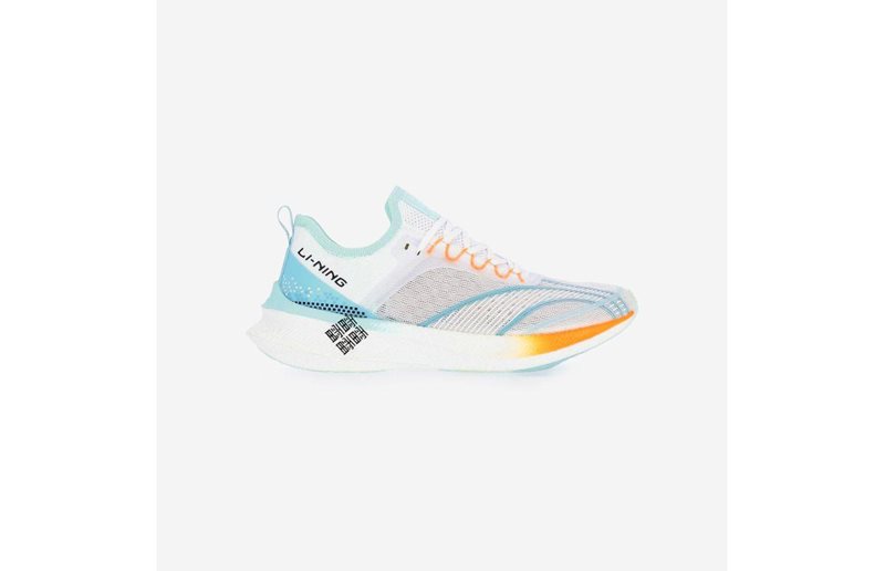 Li-Ning Löparskor Feidian Challenger White/Water Blue Herr