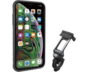Mobilcover Topeak Ridecase iPhone XS Max sort/grå