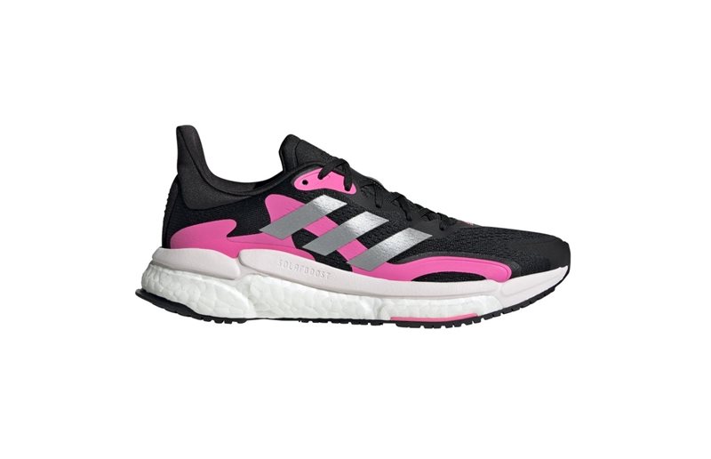 Adidas Löparskor Solar Boost 3 Core Black/Screaming Pink/Halo Silv Dam