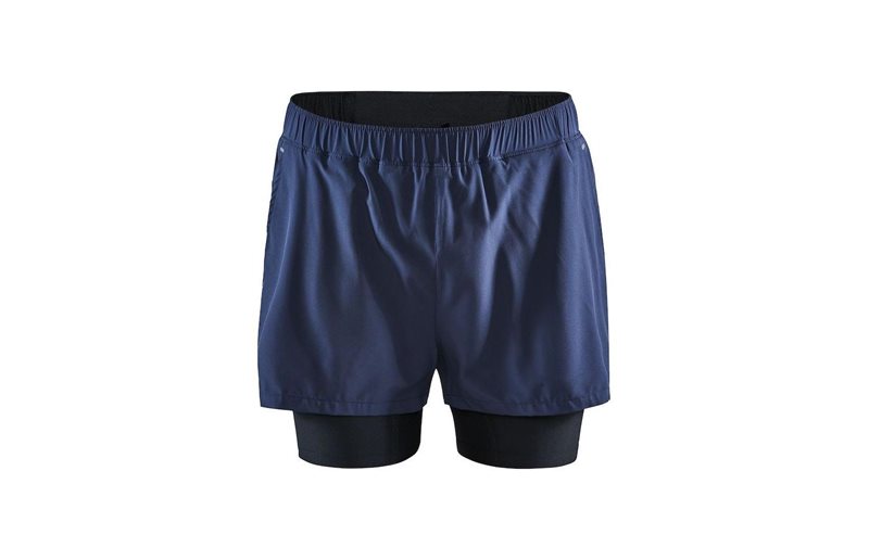 Craft Löparshorts Adv Essence 2-In-1 Stretch Shorts Blaze Herr