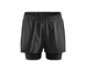 Craft Löparshorts Adv Essence 2-In-1 Stretch Shorts Black Herr