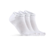 Craft Löparstrumpor Core Dry Shaftless 3-Pack Sock White