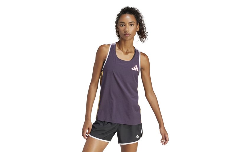 Adidas Löparlinne Promo Tank Aurbla/Prlofi Dam