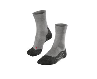 Falke Löparstrumpor Ru4 Wool Light Grey Melange