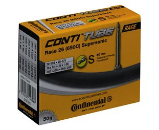 Continental Cykelslang Race Tube Supersonic 20/25-559/571 Racerventil 60 mm