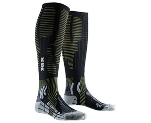 X-Bionic Effektor Performance Compression Sock Black/Acid Green