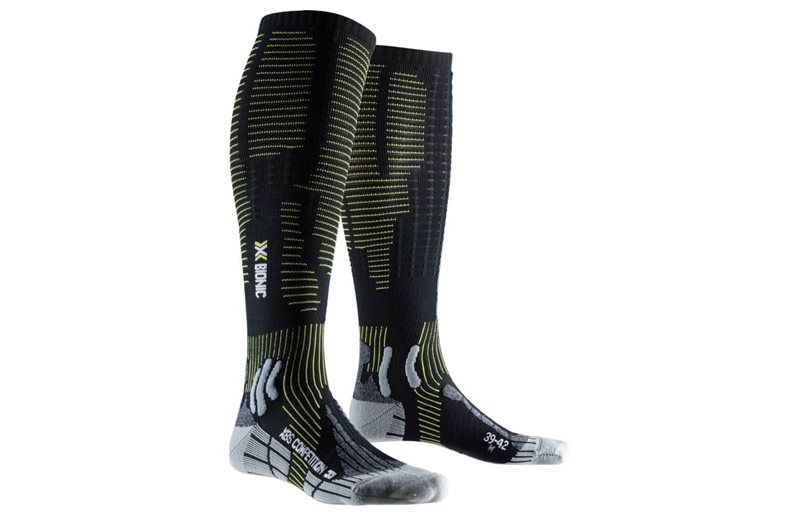 X-Bionic Effektor Performance Compression Sock Black/Acid Green