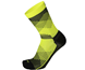 Mico Lightweight Extra Dry Run Crew Socks Yellow/Black