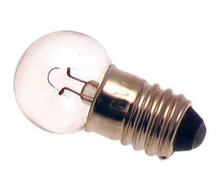 Glödlampa 6Volt/2.4Watt E10 Sockel