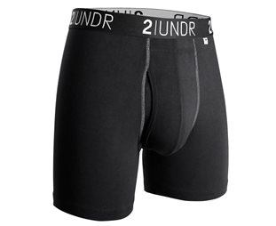 2UNDR Swing Shift Boxer Black/Grey Herr