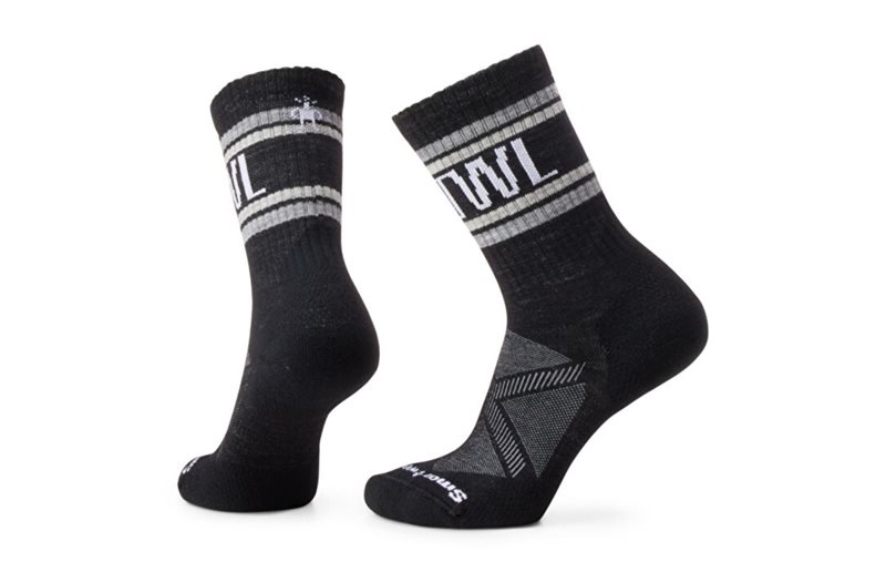 Smartwool Run Athletic Retro Stripe Crew Socks