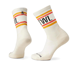 Smartwool Run Athletic Retro Stripe Crew Socks