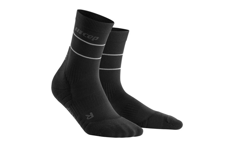 Cep Reflective Mid-Cut Socks