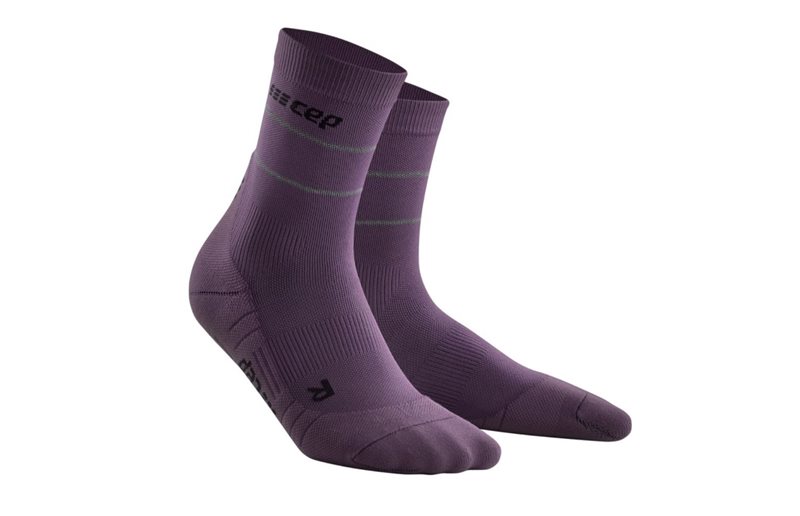 Cep Reflective Mid-Cut Socks