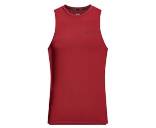 Cep Löparlinne The Run Tank Top Round Neck Dark Red Herr