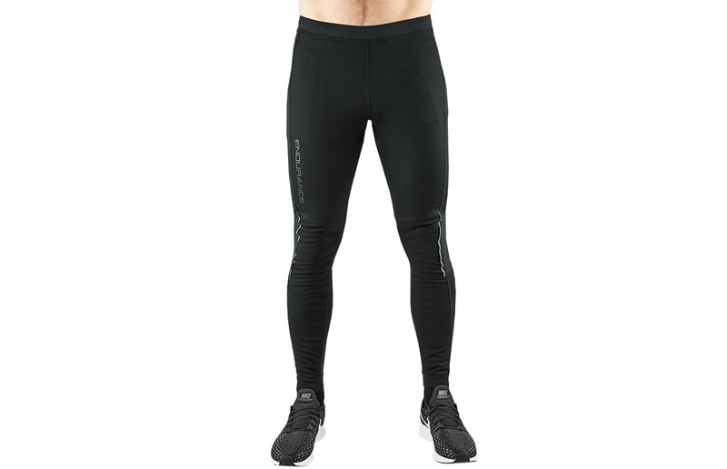 Endurance Tranny M Long Windblock Tights Black