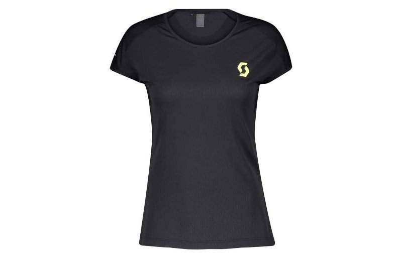 Scott Löpartröja RC Run Team S/Sl Shirt Black/Yellow Dam