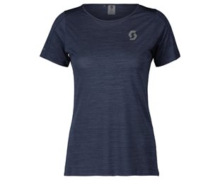 Scott Löpartröja Endurance Lt SS Shirt Dark Blue Dam