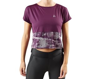 Craft Löpartröja Lux SS Tee Tune/Misty Dam