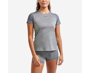 Craft Löpartröja Adv Essence Slim Tee Grey Mela Dam