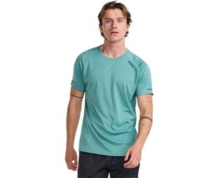 2XU Löpartröja Aero Tee Raft/Pine Herr