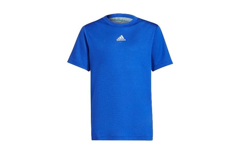 Adidas Löpartröja B A.R. Tee Bright Blue/Emerald Green/White Barn/Junior