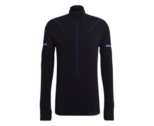 Adidas Löpartröja Pk Midlayer Black Melange/Bold Blue Herr