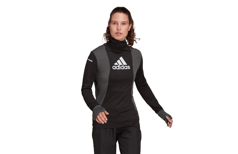 Adidas Naisten juoksupaita Block LS Tee W