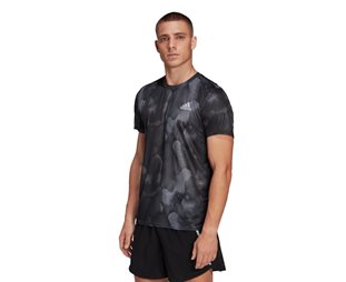 Adidas Löpartröja Mens Fast Tee Gfx Black/Black Herr