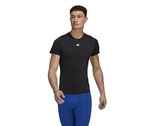 Adidas Löpartröja Tech Fit Tee Black Herr