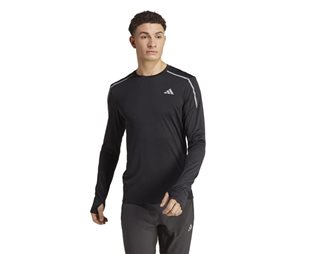 Adidas Löpartröja Fast LS Tee Black Herr