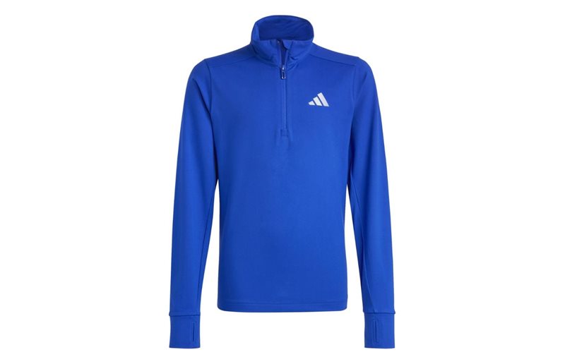 Adidas Löpartröja Run 1/2 Zip Lucblu/Refsil Barn/Junior