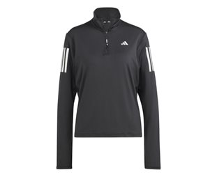 Adidas Löpartröja Own The Run Half-Zip Black Dam