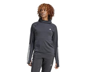 Adidas Löpartröja 3Stripes Hoodie Black Dam