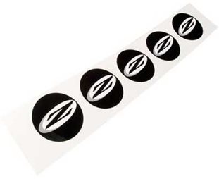 Zipp Peitekoriste Z-Logo Venttiiliaukkoon Disc-Vanteissa 5-Pack
