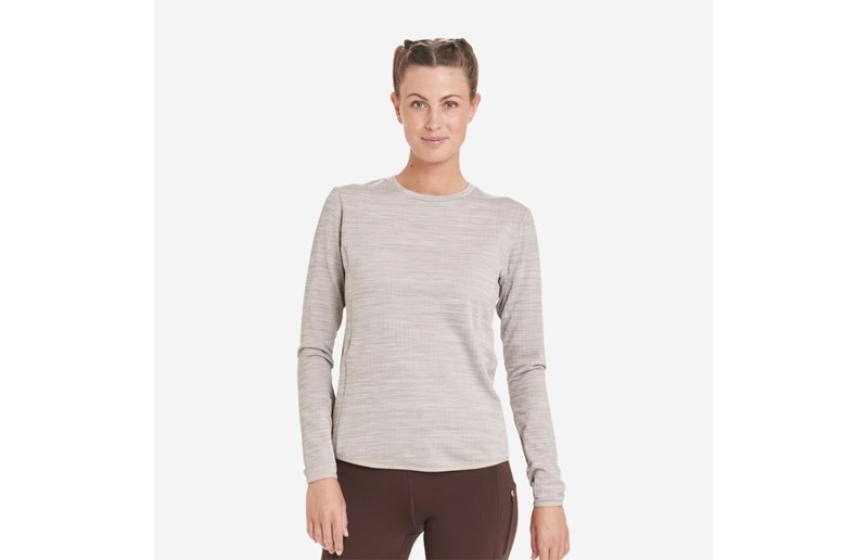 Endurance Löpartröja Leah Waffle Melange Loose Fit Tee