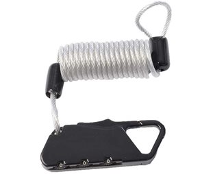 Yhdistelmälukko OXC PocketCode Coil 2.2mm/90cm